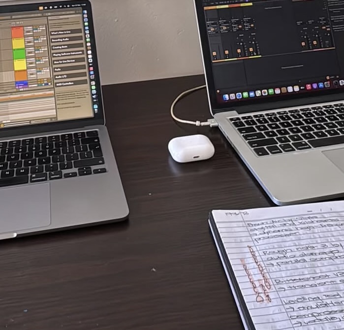 Abstract musical art representing creativity and emotion.